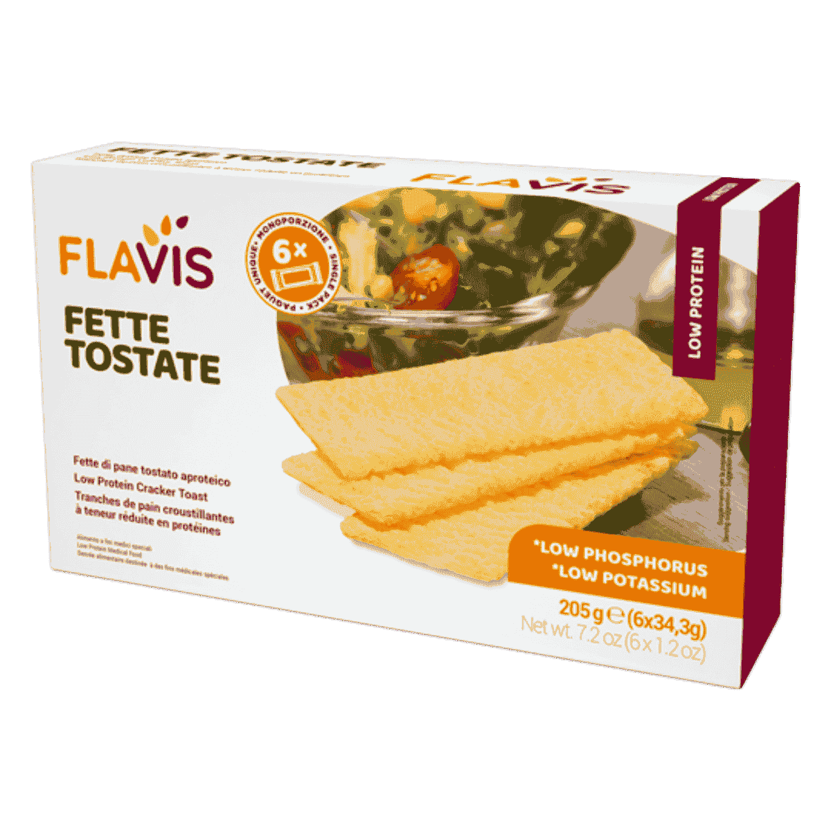 FLAVIS FETTE TOSTATE 205 g