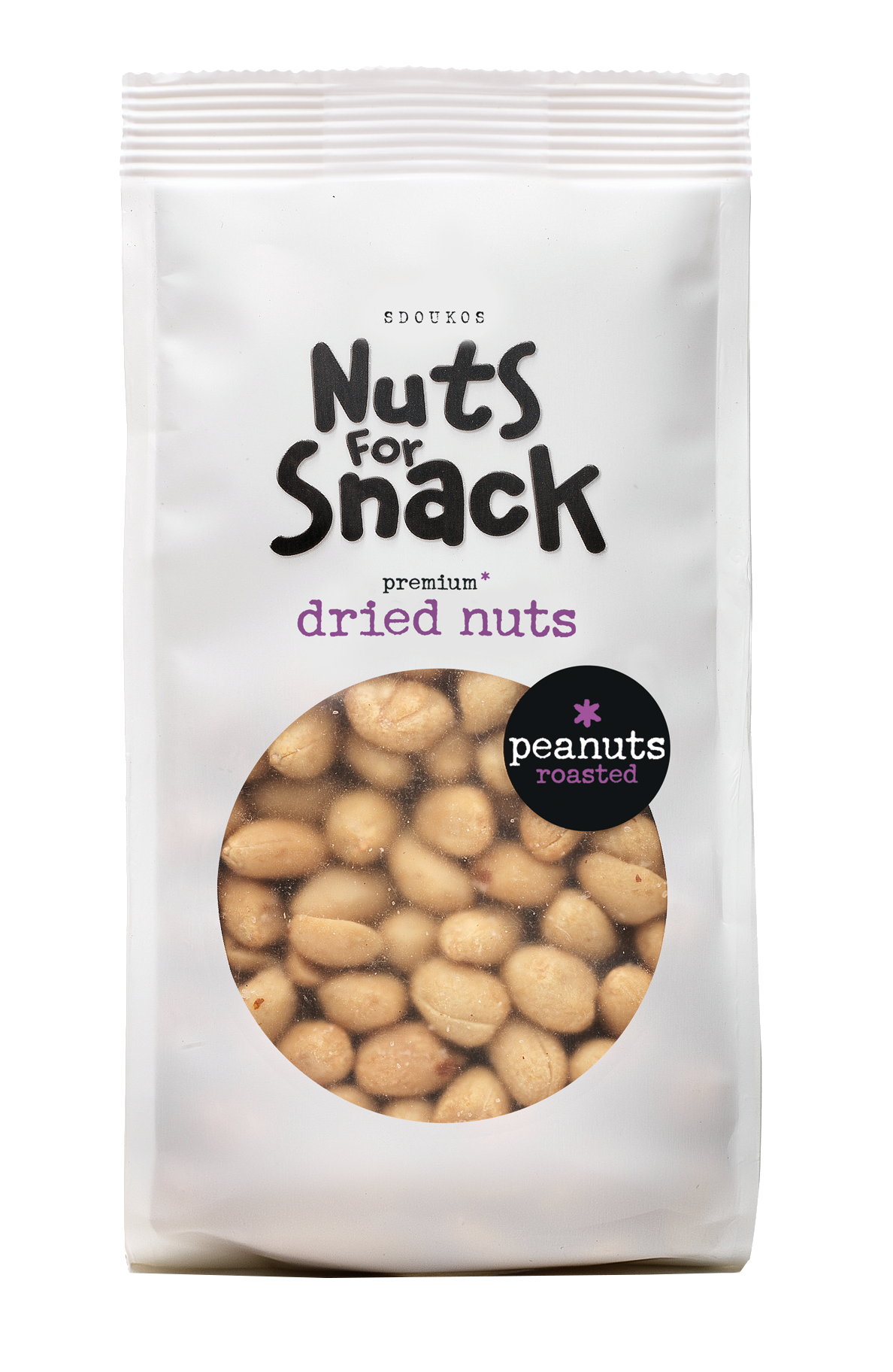NUTS FOR SNACK PEANUTS ROASTED & SALTED 200g