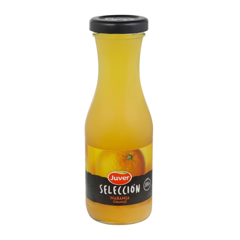 JUVER-SELECCION ORANGE JUICE , SUGAR AND GLUTEN FREE 0.2L