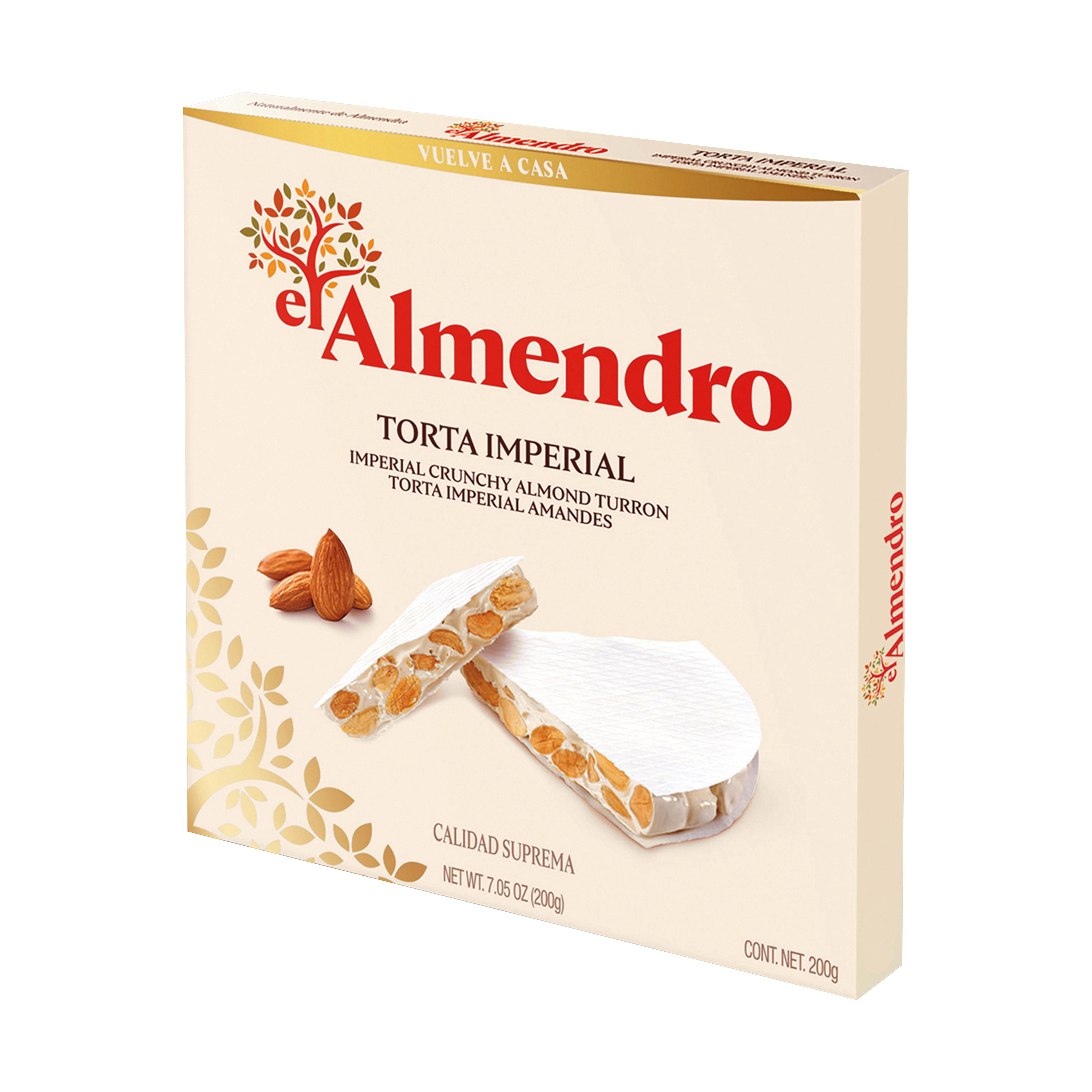 El Almendro – Crunchy Almond Turron 150 gr.Gluten Free