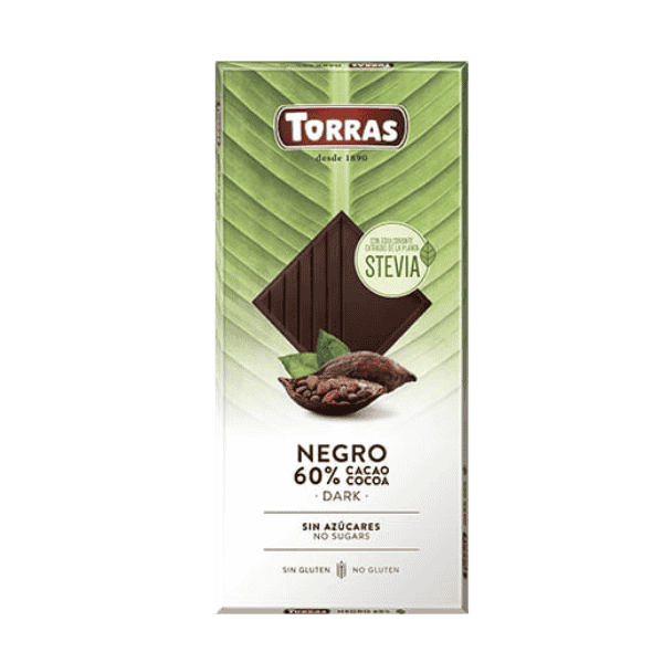 Stevia S/F Dark chocolate 100 g