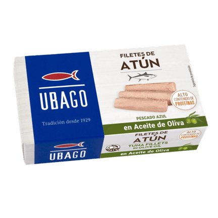 უბაგო-თინუსის ფილე ზეითუნის ზეთში 115გ