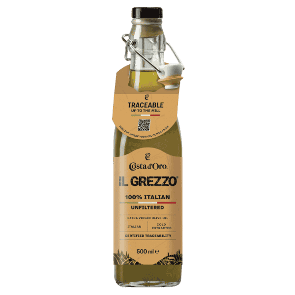 კოსტა დორო-ზეთი ზეითუნის ცივი დაწურვის გაუფილტრავი. 500მლ