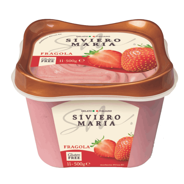 სივიერო მარია-ნაყინი /GELATO/მარწყვით უგლუტენო 1000მლ