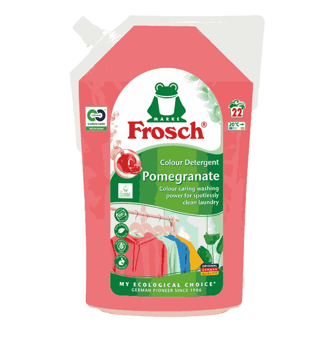 ფროში-თხევადი სარეცხი საშუალება – ბროწეული 1,5ლ (ფოუჩი)