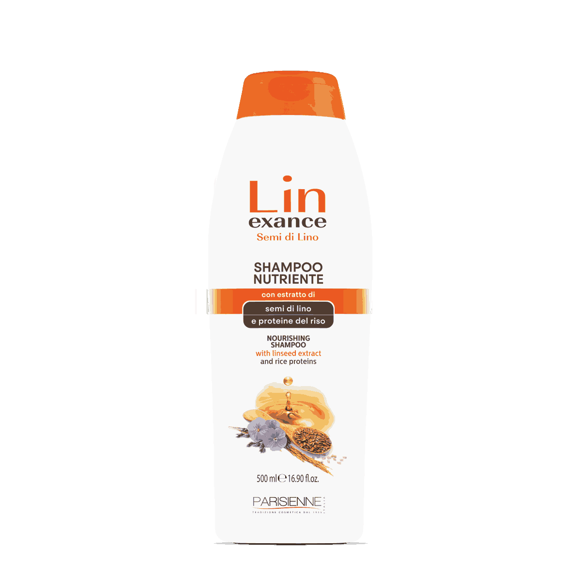 PARISIENNE-SHAMPOO WITH LINSEED EXTRACT 500ML