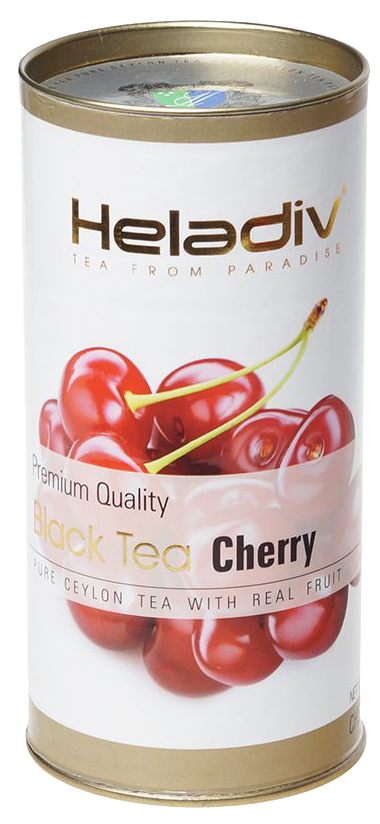 10955 Heladiv Black Tea Cherry 100g Paper Tube