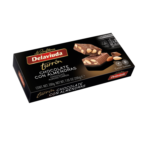 დელავიუდა-ნუგა შოკოლადის, მთლიანი ნუშით 200გ