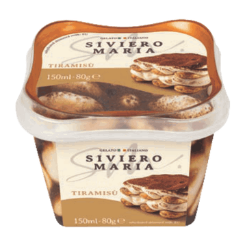 სივიერო მარია-ნაყინი /GELATO/ტირამისუ უგლუტენო 150მლ