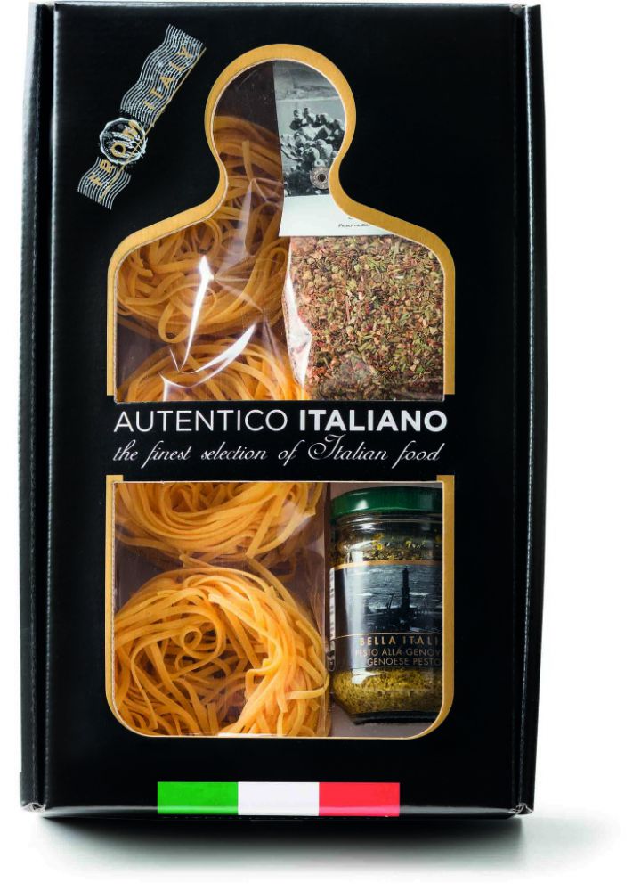 Tagliolini alluovo 250gr,Spezie Siciliane 100gr,Pesto genovese 180gr