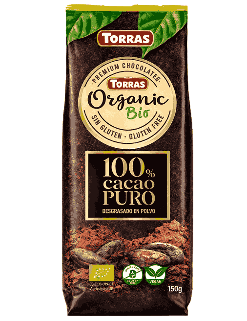 TORRAS-BIO COCOA POWDER, GLUTEN AND SUGAR FREE 150g