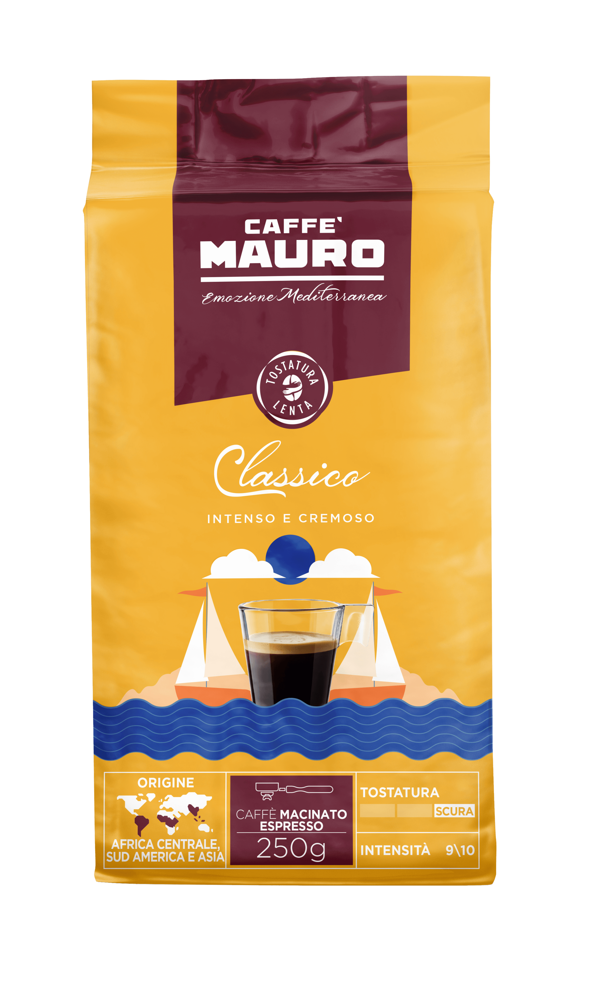 MAURO-GROUND COFFEE CLASSICO 9/10 250G