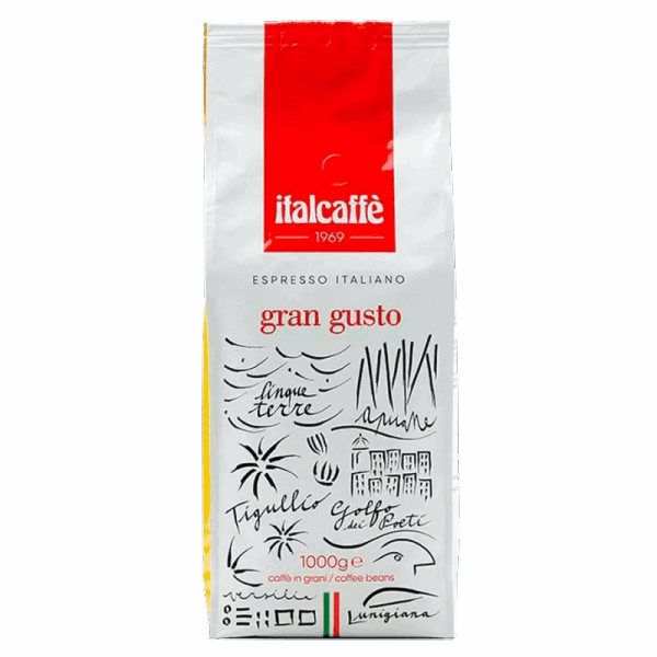 ITALCAFFE-GRAN GUSTO COFFEE BEANS 1KG 40%/60%