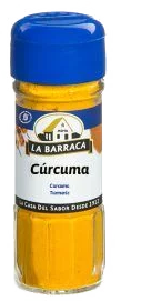 GLASS JAR BARRACA 38 G TURMERIC POWDER