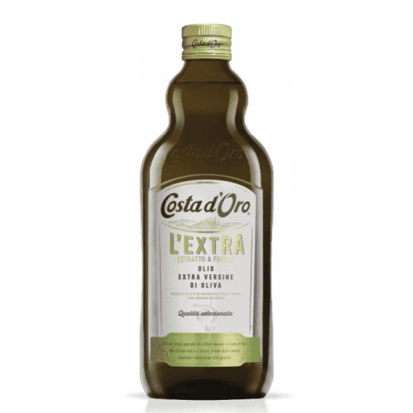 Extra Virgin Olive Oil Glass - 1 L X 8