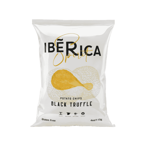 IBERICA-CHIPS WITH BLACK TRUFFLE, GLUTEN FREE 115G
