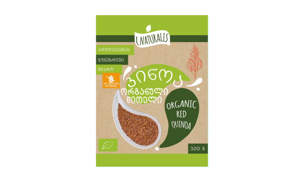 NATURALIS-კინოა ორგანული წითელი 300გრ