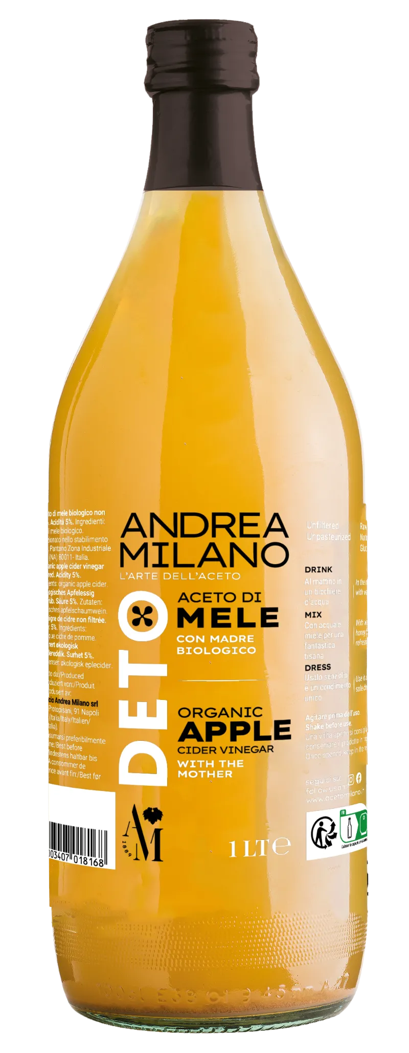 aceto di mele biologico andrea milano