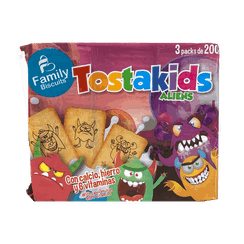 FAMILY BISCUITS-TOSTAKIDS COOKIES 600G
