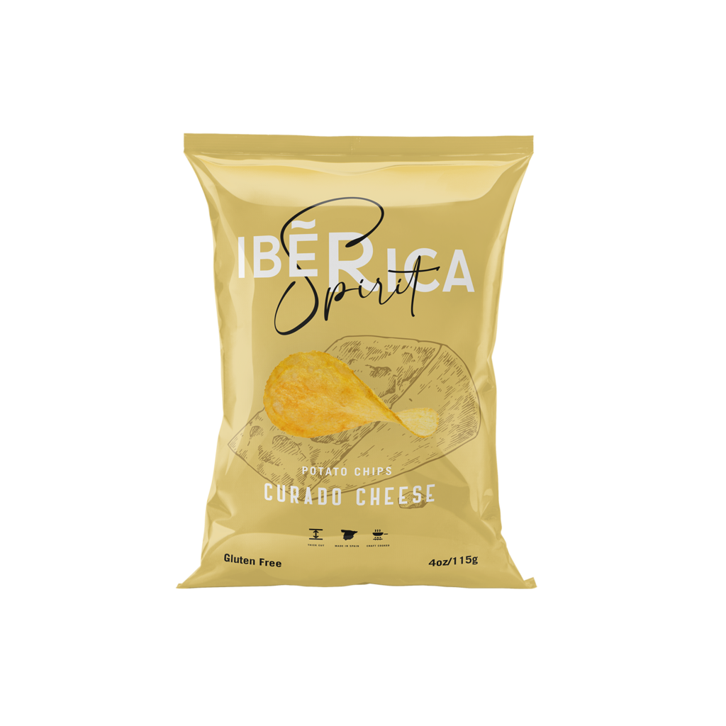 IBERICA CHIPS CURADO CHEESE 115g 20u