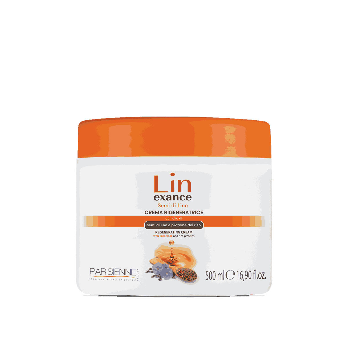 PARISIENNE-REGENERATING CREAM WITH LINSEED EXTRACT 500ML