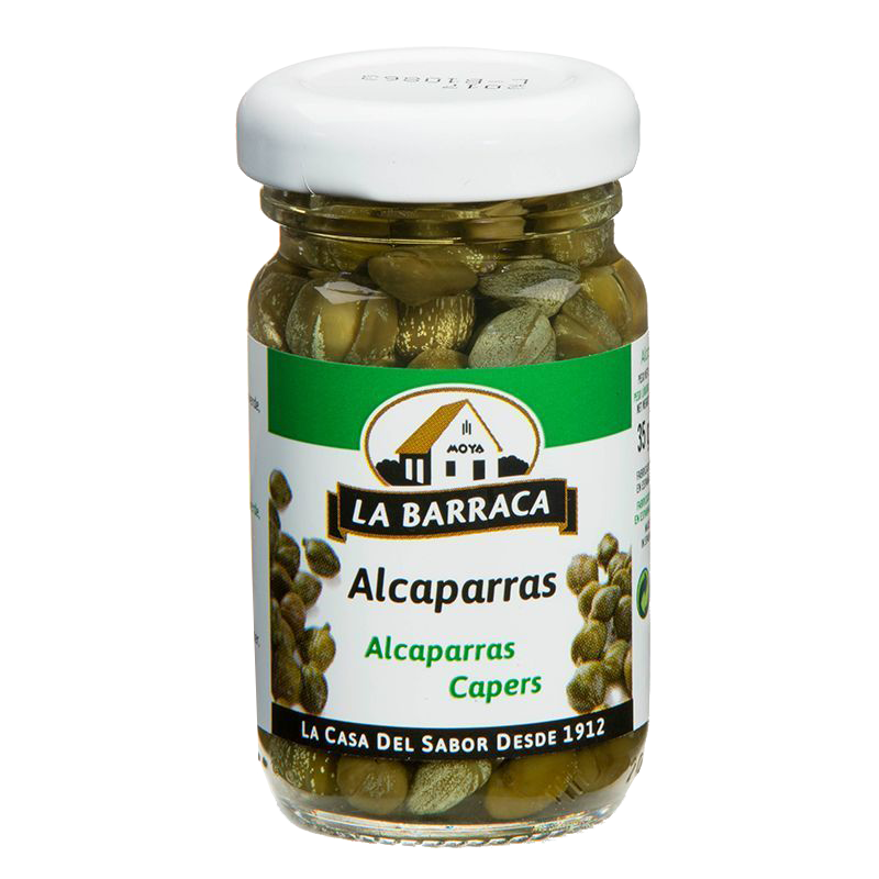 GLASS JAR 35 G BARRACA CAPERNS IN BRINE