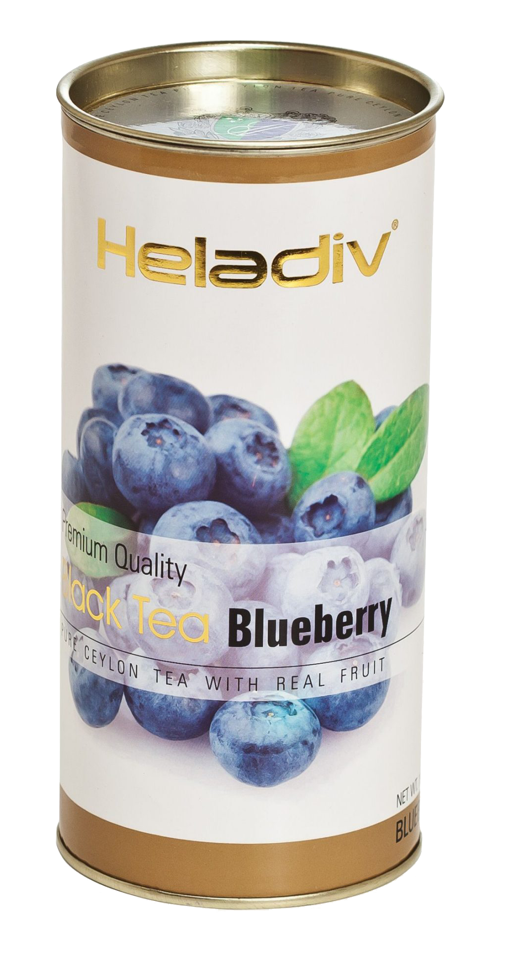 10955 Heladiv Black Tea Blueberry 100g Paper Tube