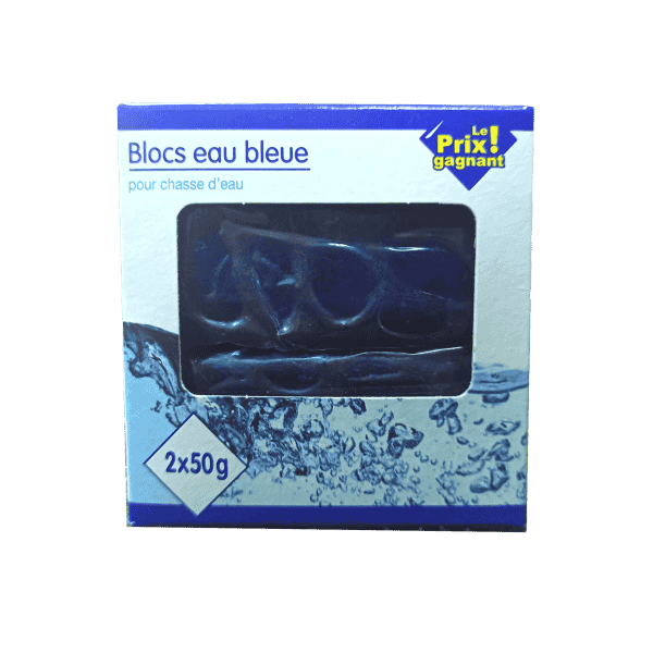 Leader Price-Toilet blocks Blue Water. 2pcs