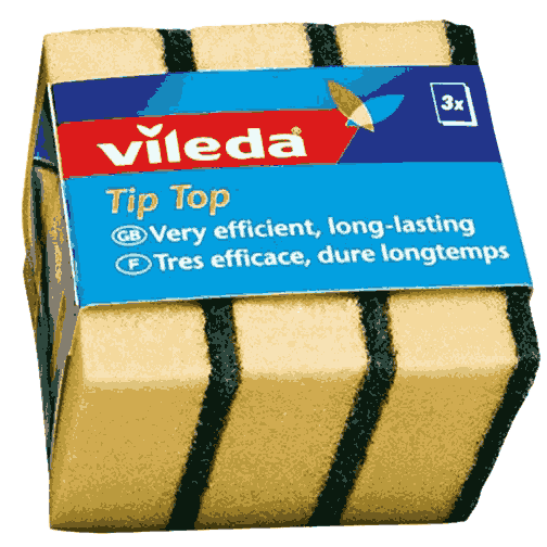 VILEDA SPONGE DISH TIP TOP 3 PC