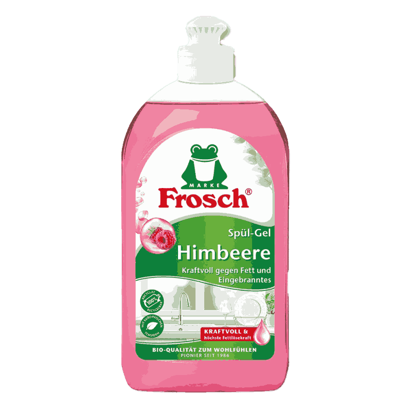 FROSCH DISHWASH GEL RASPBERRY500ML