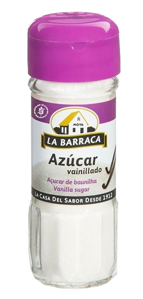 GLASS JAR BARRACA 65 G VANILLA SUGAR