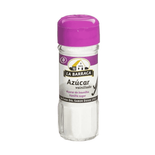 GLASS JAR BARRACA 65 G VANILLA SUGAR