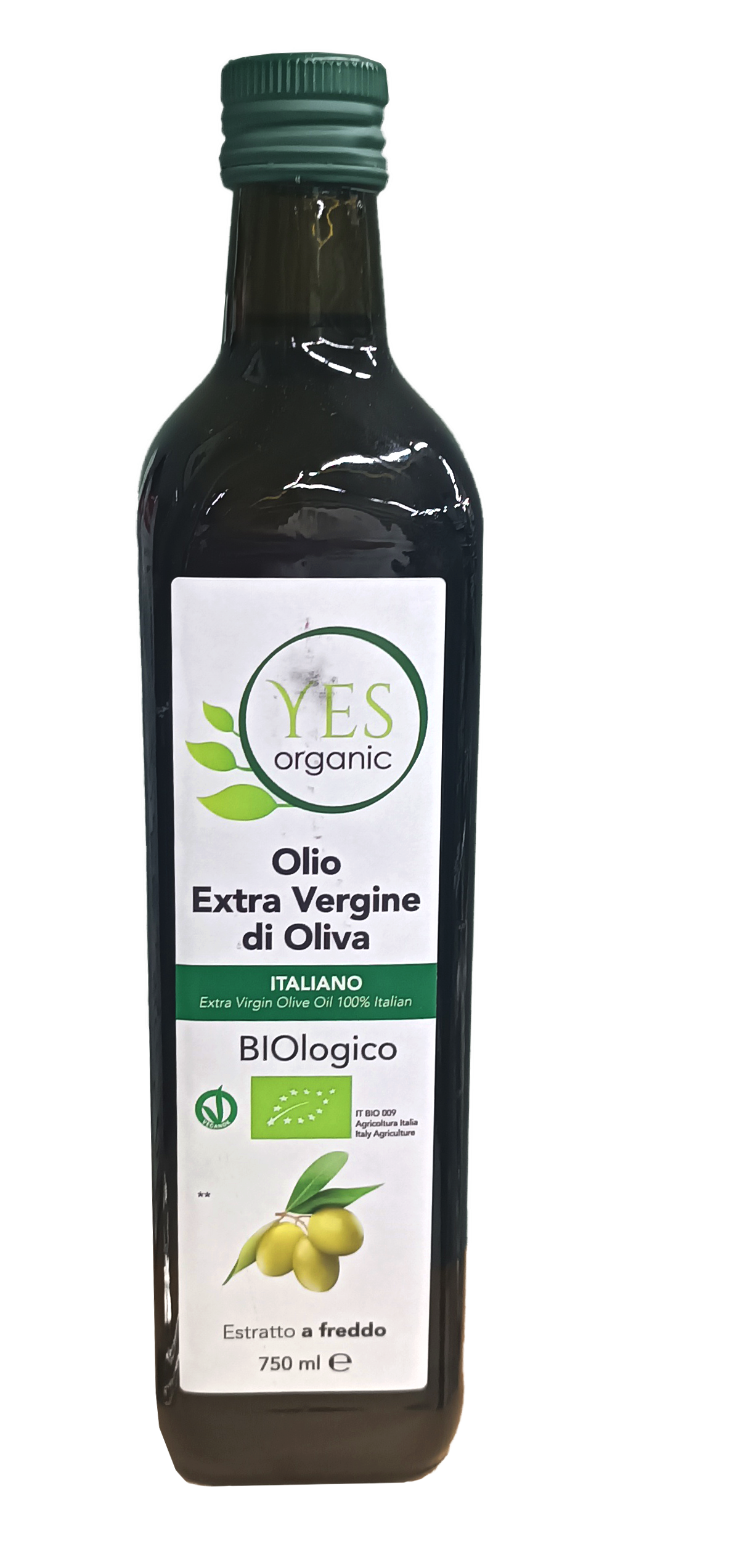 ORGANIC EXTRAVIRGIN OLIVE OIL 750 ML