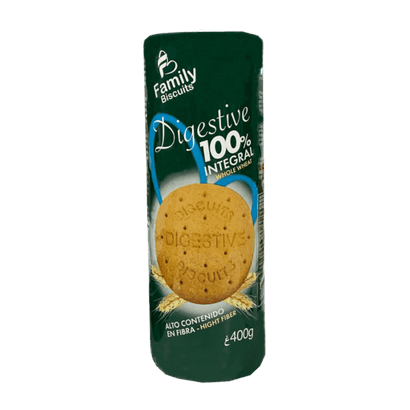 FAMILY BISCUITS-DIGESTIVE 100% INTEGRAL BISCUITS 400G