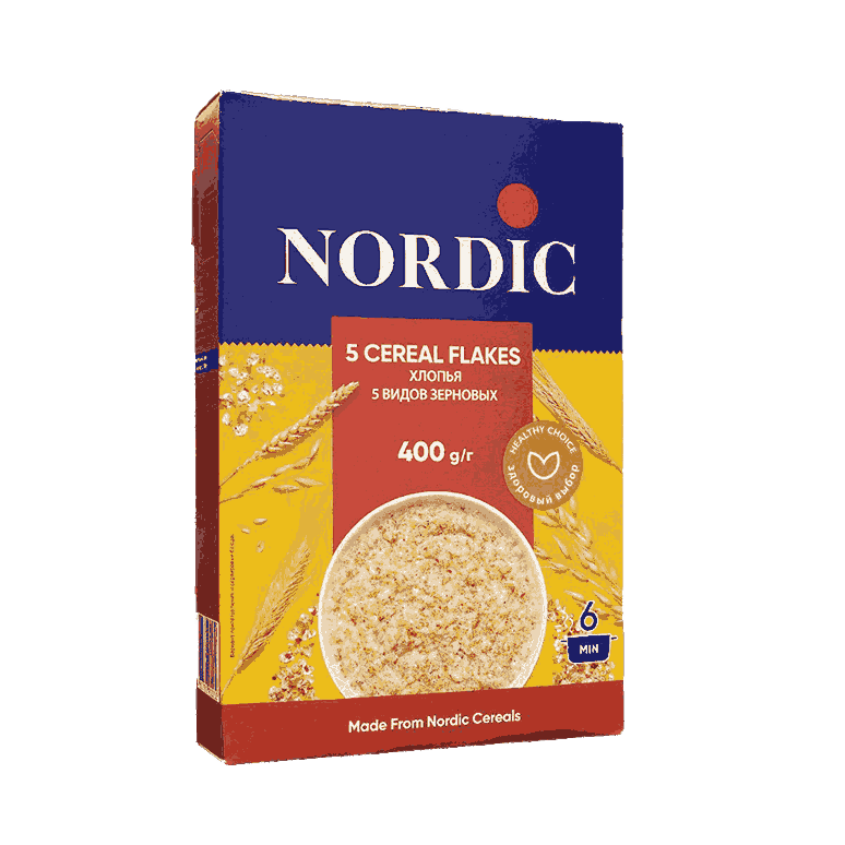 0050 5 სახის მარცვლის ფაფა ,,ნორდიკი