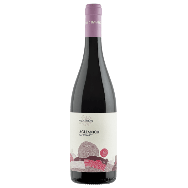 VILLA RAIANO-RED WINE, CAMPANIA AGLIANICO IGT 750ML