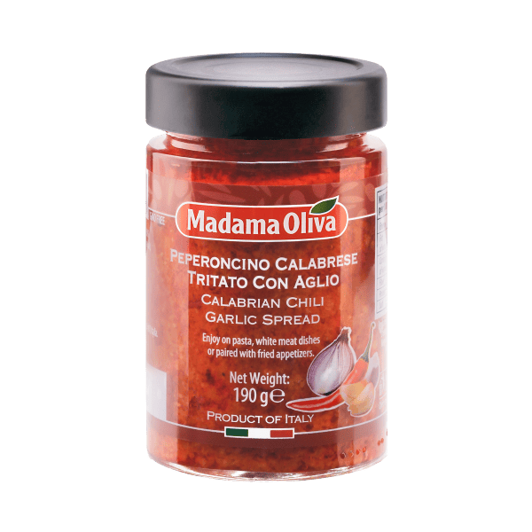 MADAMA OLIVA - PESTO SAUCE WITH CALABRIAN ONION AND GARLIC 190 G