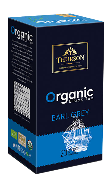  ORGANIC BLACK TEA EARL GREY 20 TEA BAGS