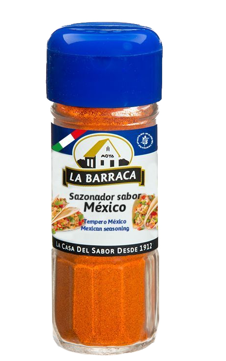 GLASS JAR BARRACA 40 G MEXICAN FLAVOUR SEASONING