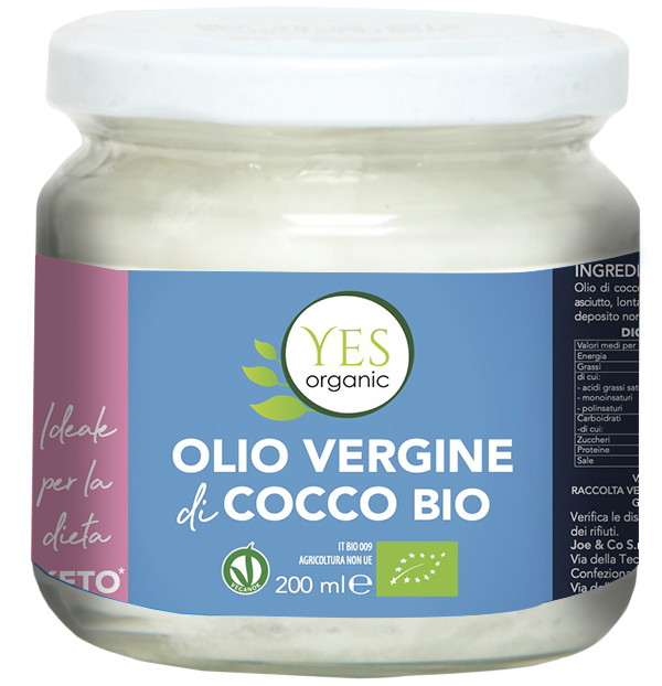ORGANIC COCONUT OIL 200 MLYES ORGANIC