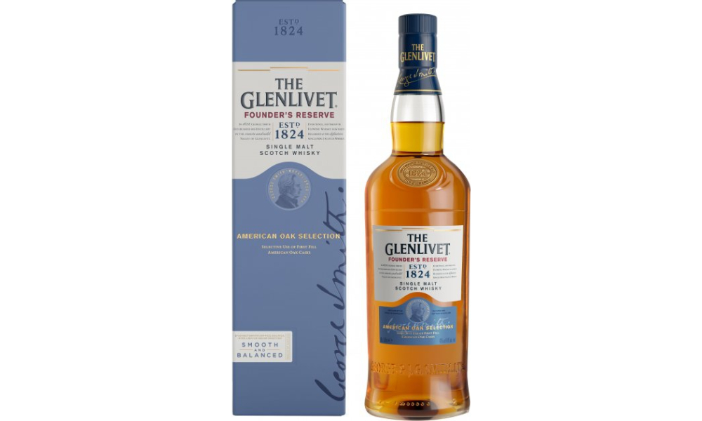 Glenlivet Founders Reserve 0,5 L 40 % - ვისკი გლენ ლივეტი ფაუნდერს რეზერვი