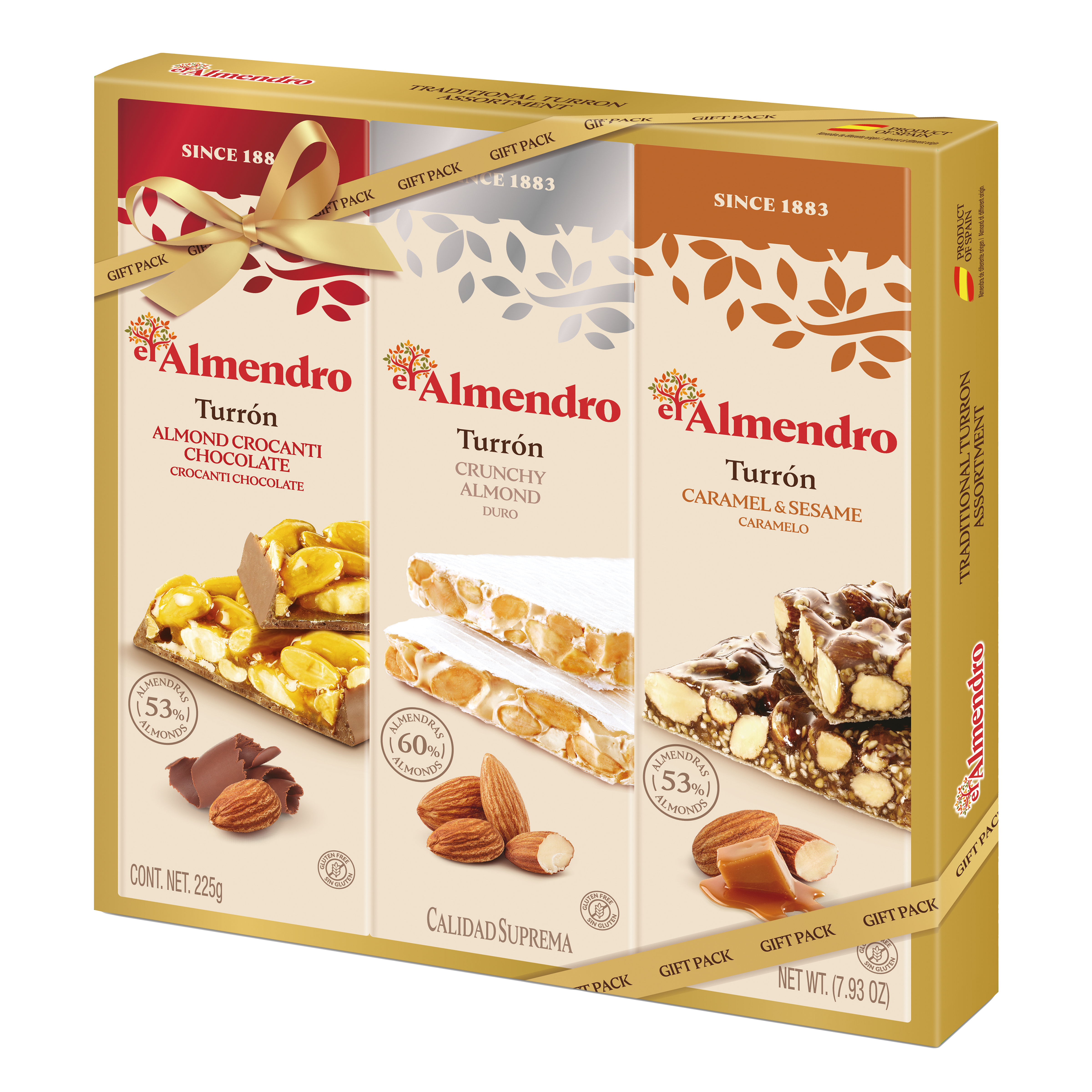 El Almendro – Turrón Gift Pack 225g - gluten Free