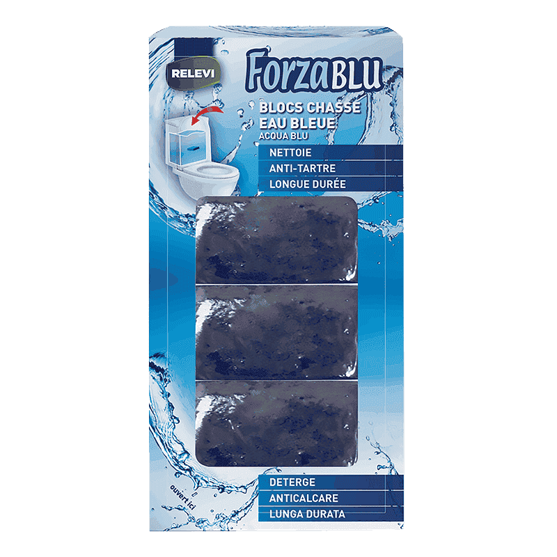 LEADER PRICE-BLUE WATER TOILET BLOCKS (4x50G)