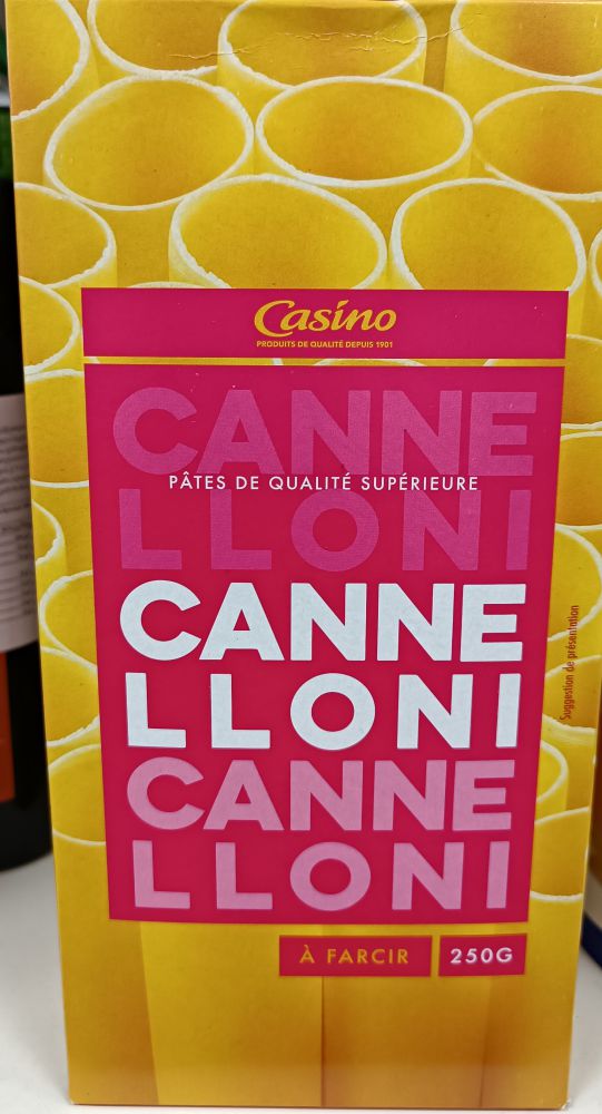 Casino- Pasta CANNELONI 250G