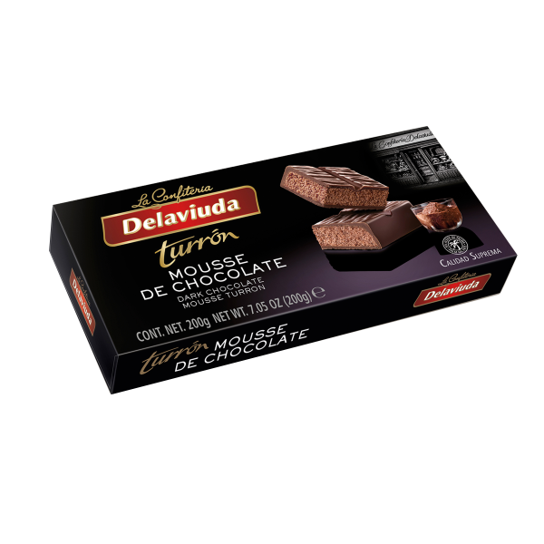 დელავიუდა-ნუგა შავი შოკოლადის მუსით 200გ