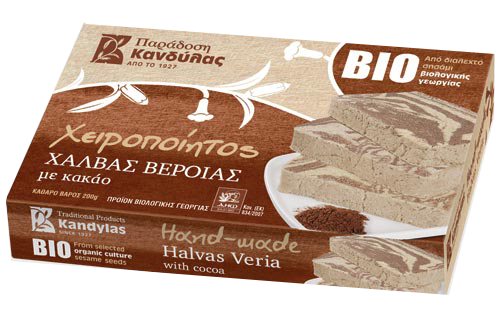 HALVA BIO WITH COCOA 200g 40pcs/box