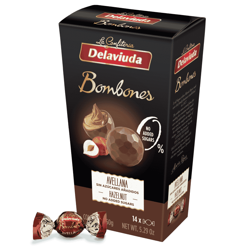 DELAVIUDA-N/S HAZELNUT BONBONS 150G
