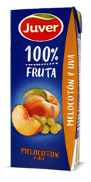 PEACH-GRAPE 100% JUICE MN .10X3X200*JUVER