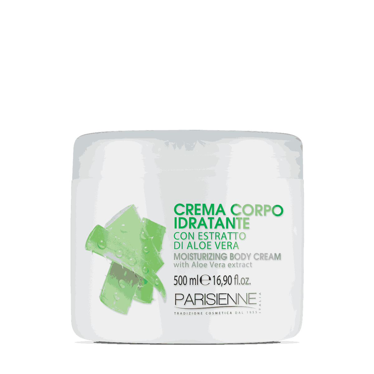 PARISIENNE-MOISTURIZING BODY CREAM WITH ALOE VERA 500 ML