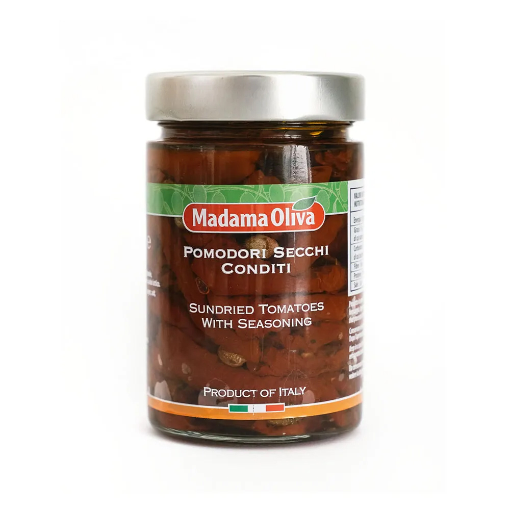 SUN-DRIED TOMATOES IN OIL & CAPERS -GLASS JAR -300 GR